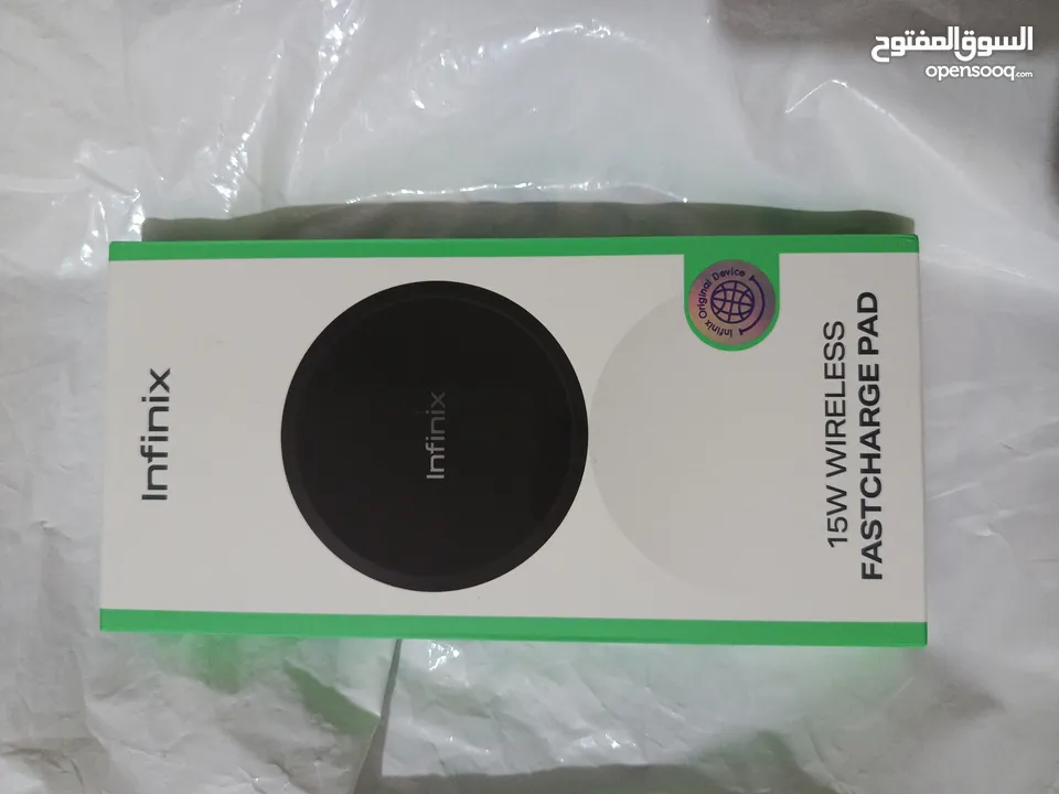 شاحن لاسلكي infinix جديد بكرتونته ولا استخدام 15W