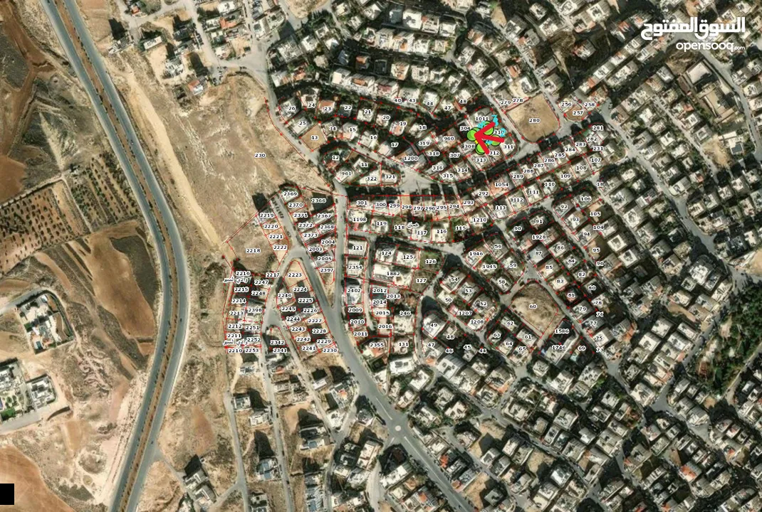 للبيع قطعة ارض من اراضي  وسط عمان قريبة من شارع الحرية