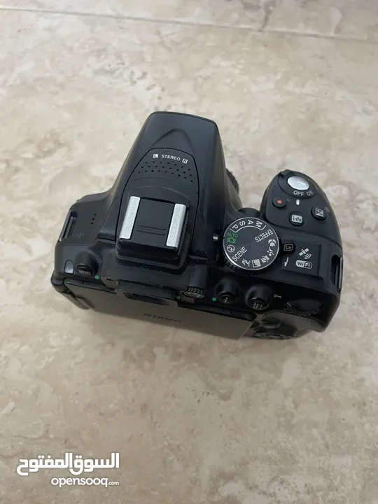 كاميرا نيكون d5300 مستعمل بحالة جديد من غير عدسة