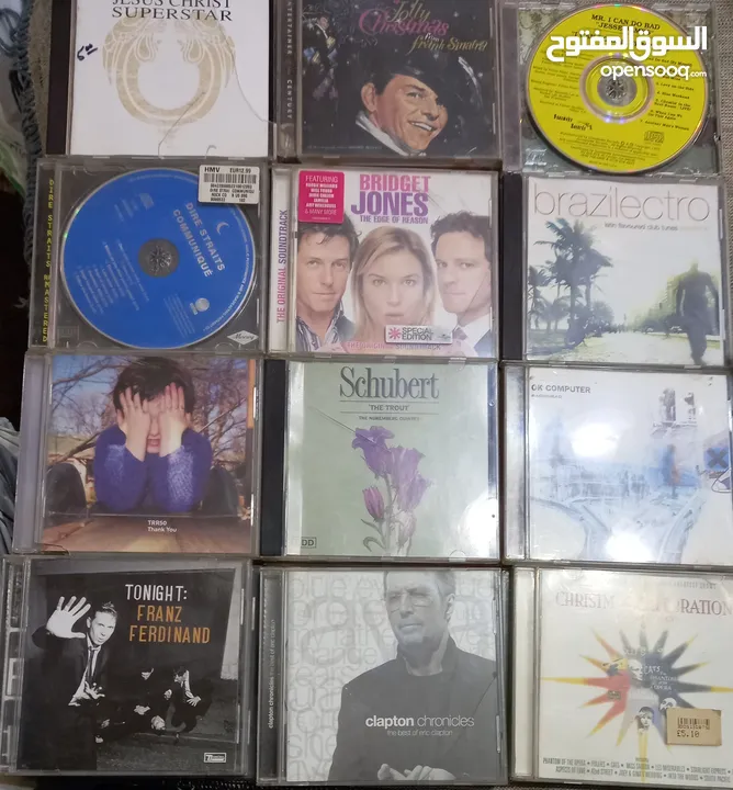 اشرطه كاسيت وسيدي واسطوانات وكاترج وريل