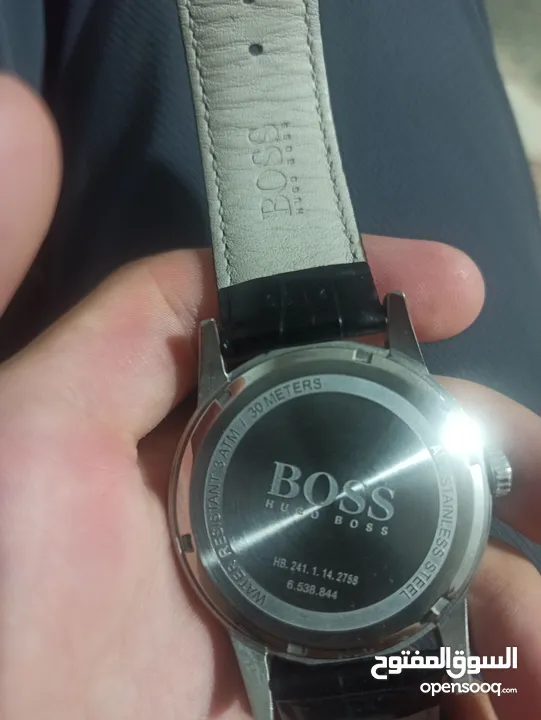 ساعة boss اصلية مستعملة شبه جديد وفخمة