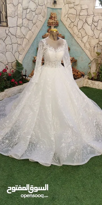 فستان زفاف شبه وكاله