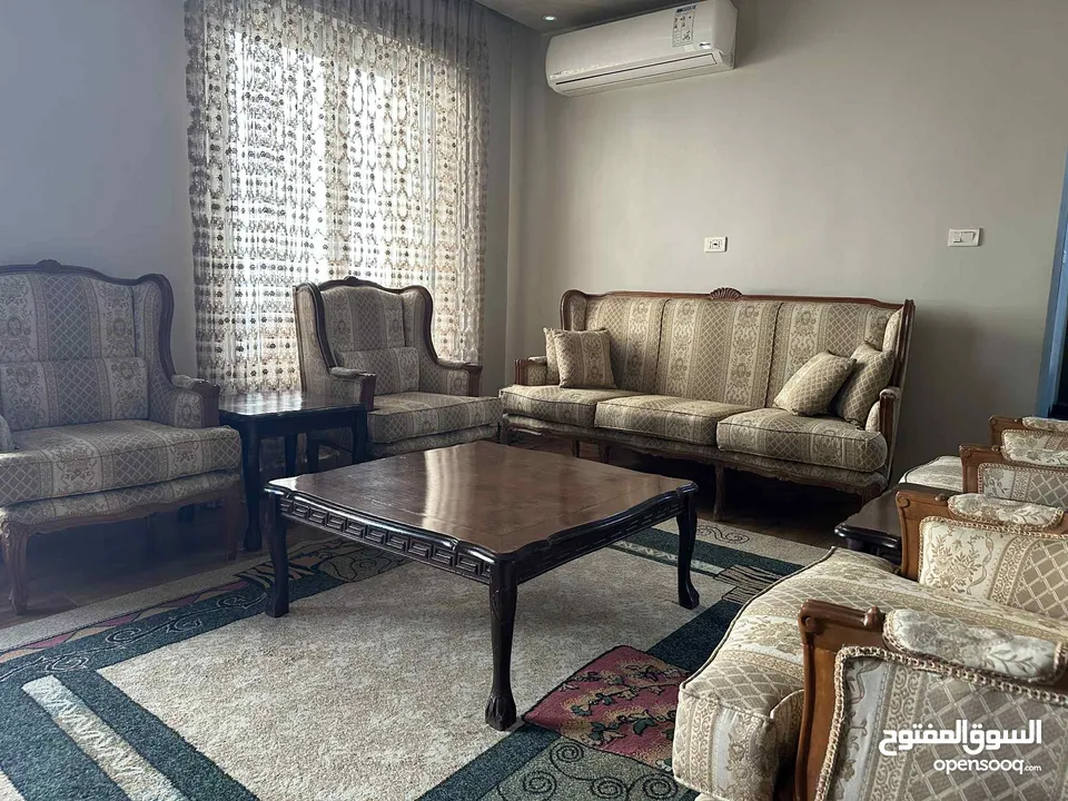 طقم ضيوف خشب زان فاخر – بحالة ممتازة