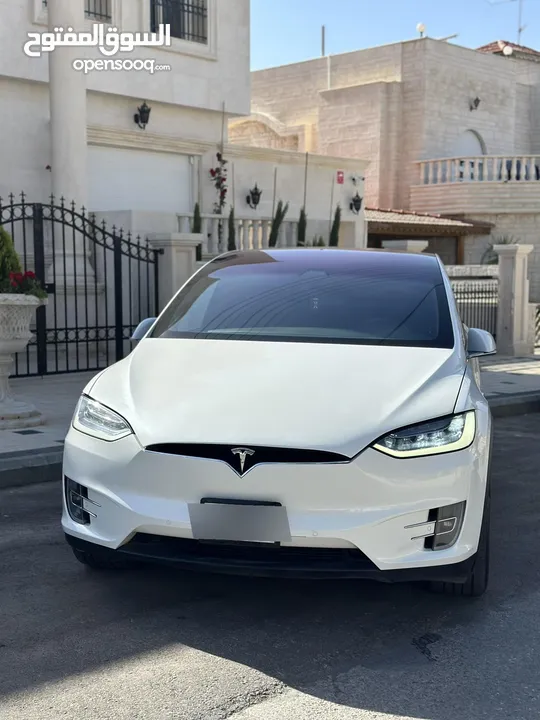 Tesla model x 2020 long range plus  بسعر مغري dual motor