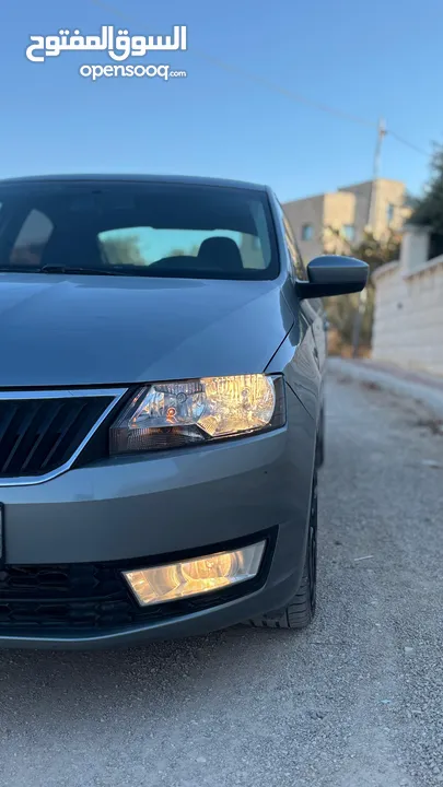 سكودا ربيد موديل 2014_غيار عادي_ماتور 1600تربوا-اصل برايفت السيارة صلاة النبي نظيفة