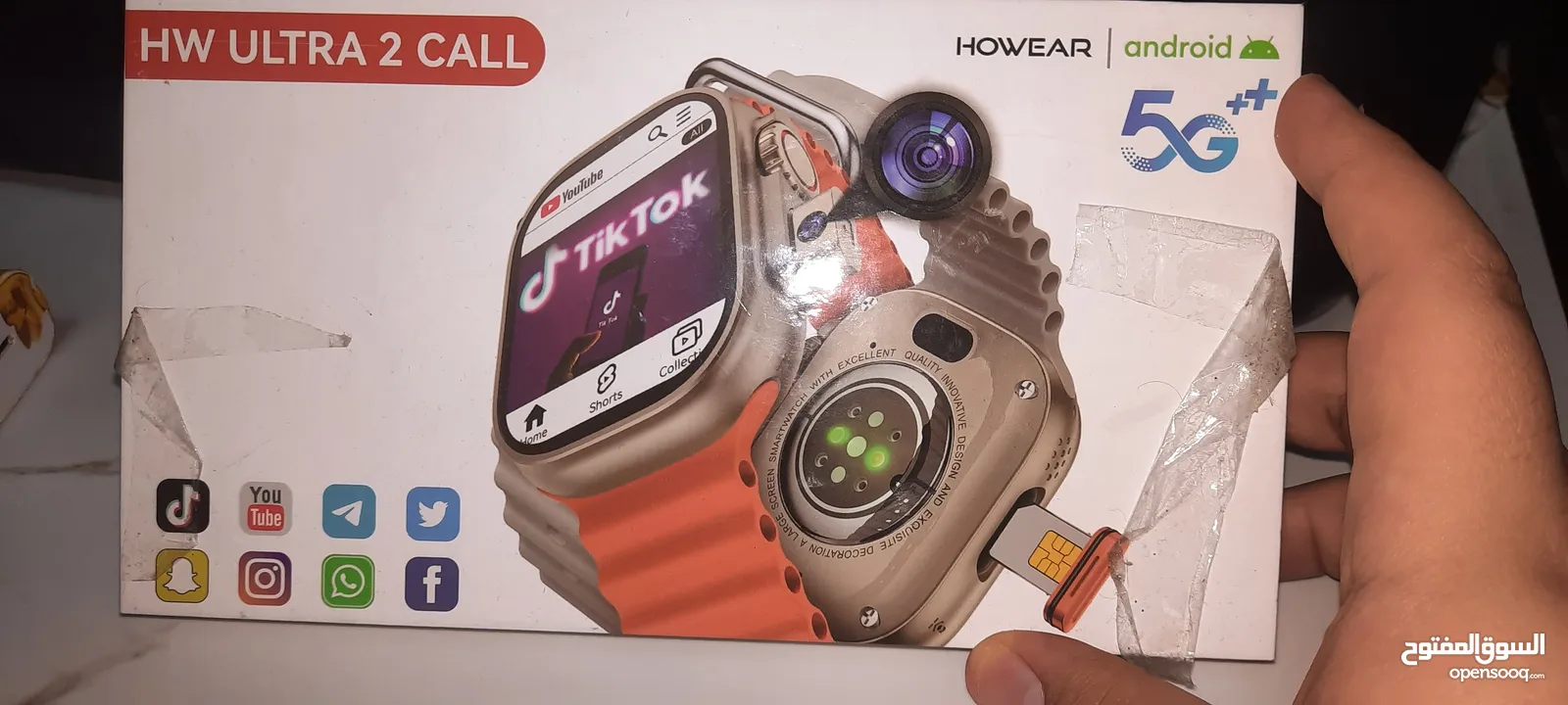 HW ULTRA 2 CALL ساعة ممتازة جدا نضام اندروي هي نفسها اندرويد زي التلفون مش انو بتشتغل عل اندرويد
