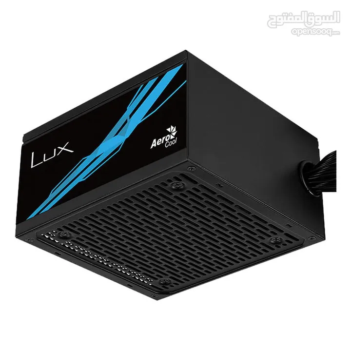 باور سبلاي - مزود طاقه لأجهزة الجيمنج بسعة 550 واط من شركة ايروكوول AEROCOOL LUX 550W 80+ BRONZE PSU