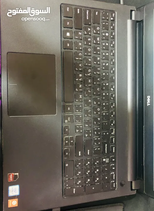 لابتوب ديل dell بحالة ممتازة core i7 استعمال خفيف