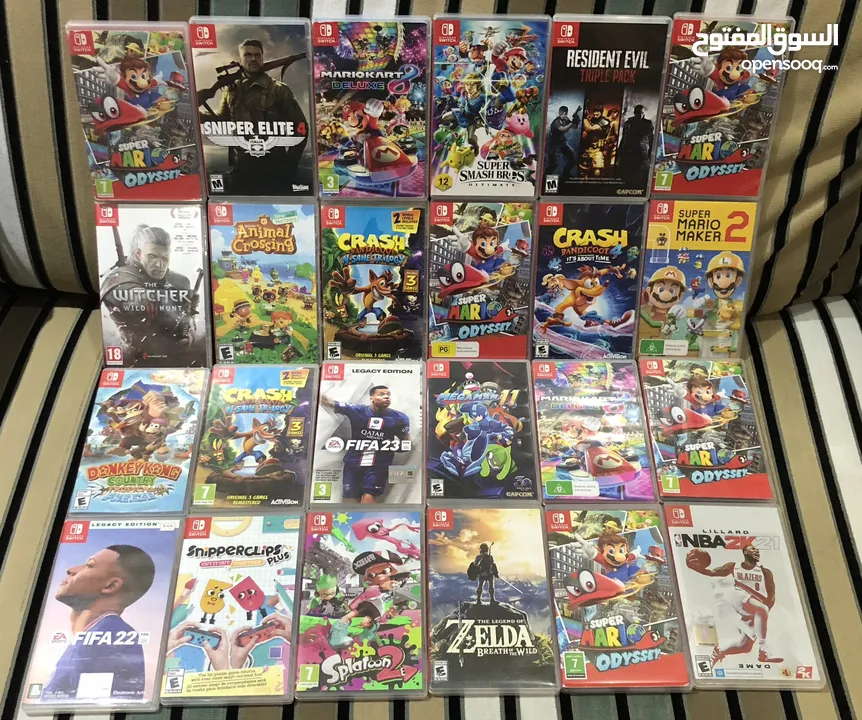 أشرطة ألعاب ننتندو سويتش - Nintendo Switch Games