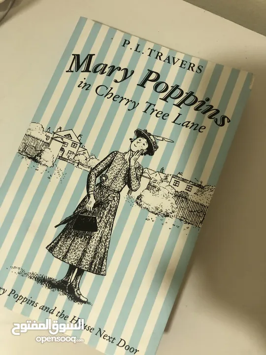 Children book- “mary poopin in they cherry tree lane” كتاب اطفال—"ماري بوبينر في طريق ‏شجرة الكرز"