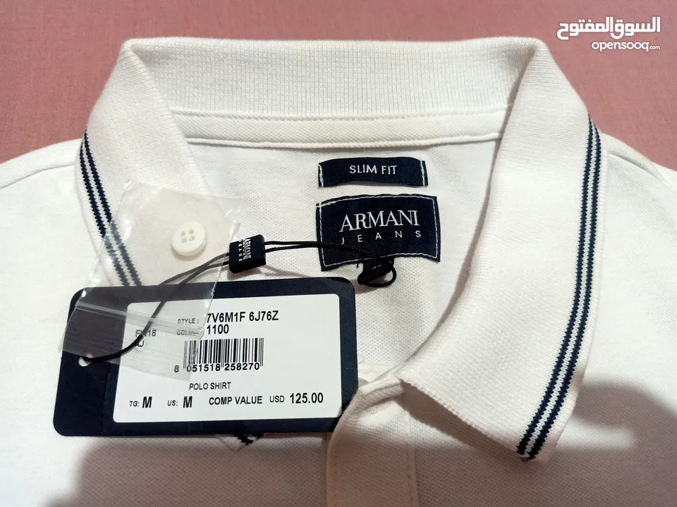 تيشرت Armani Jeans أصلي جديد من الخارج