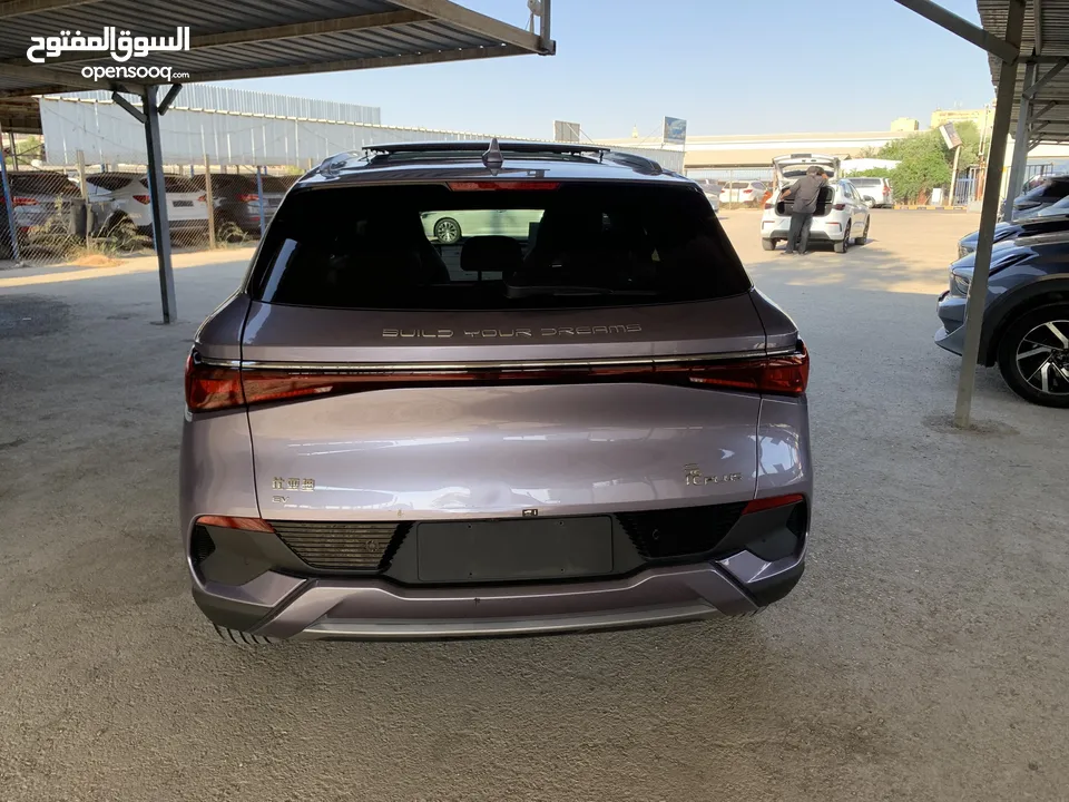 BYD Yuan plus 2023 بي واي ديه ايوان بلص صنف شامبيون فل الفل اوتبارك وباب خلفي كهرباء كراسي حامي بارد
