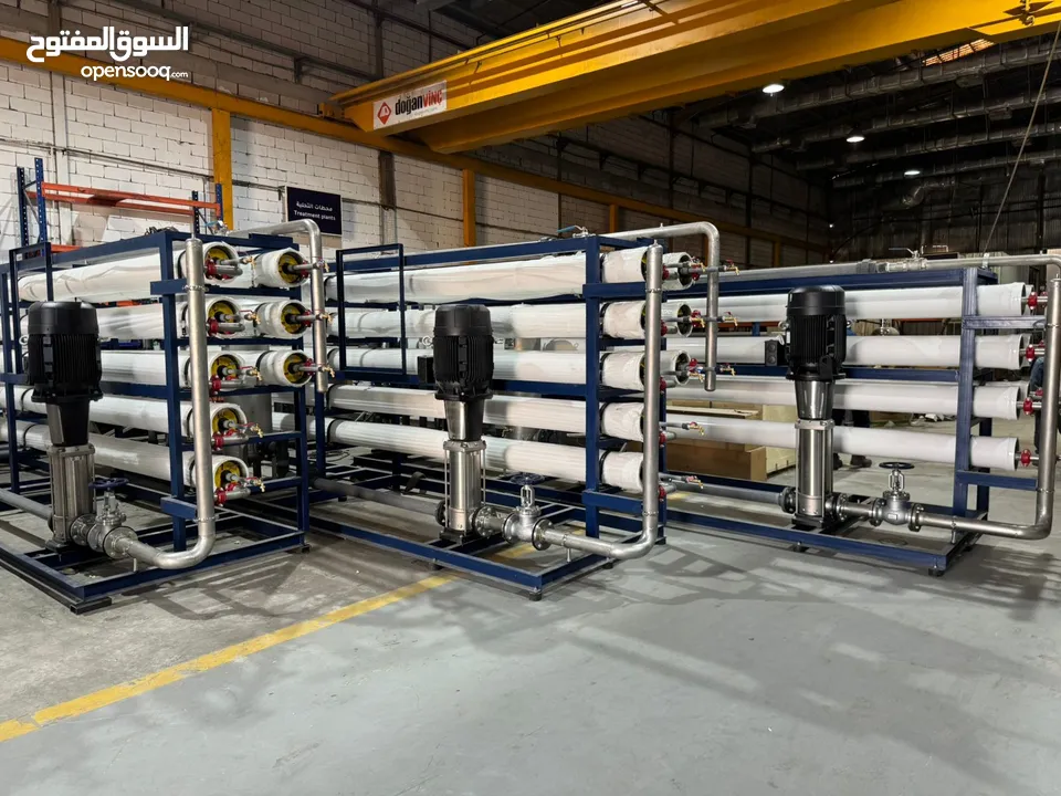 خدمات محطات تحلية المياة والصرف الصحى وكيماويات المعالجة والاستشارات الهندسية والتصميم