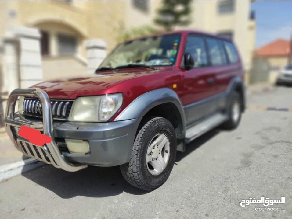 تويوتا برادو موديل 2000 بحالة ممتازة