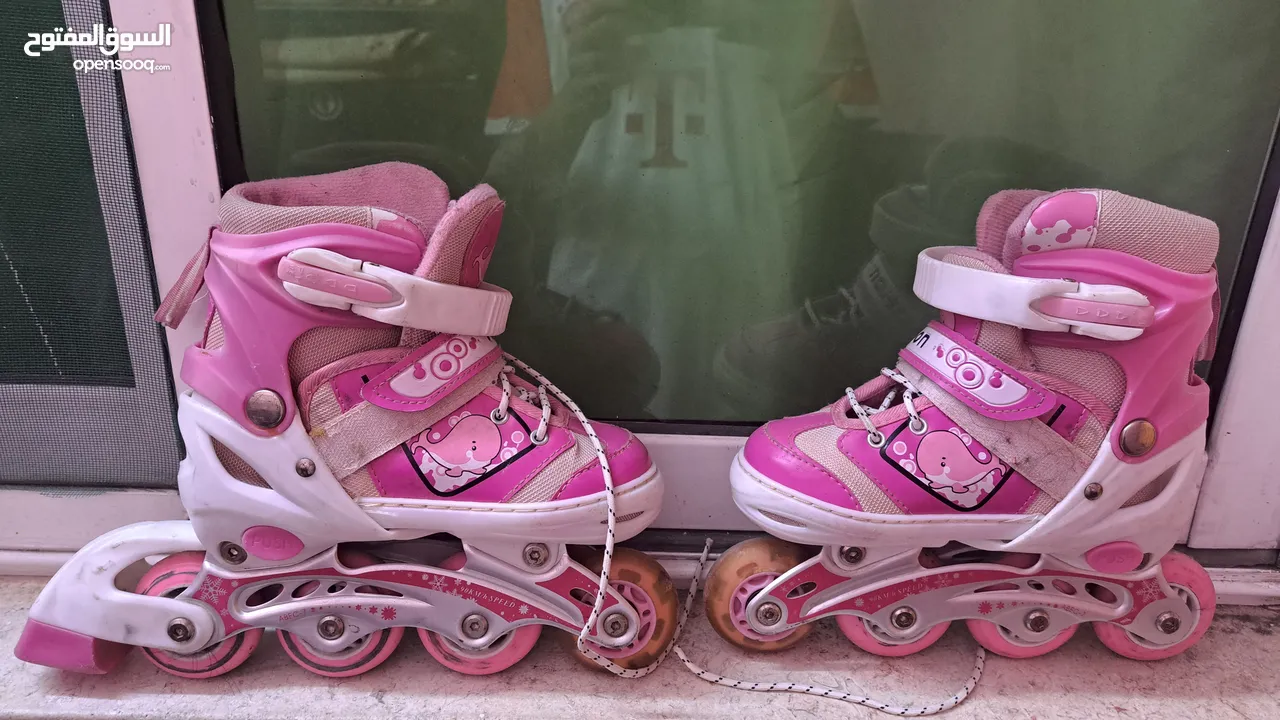 سكيت بناتي اوروبي لون pink