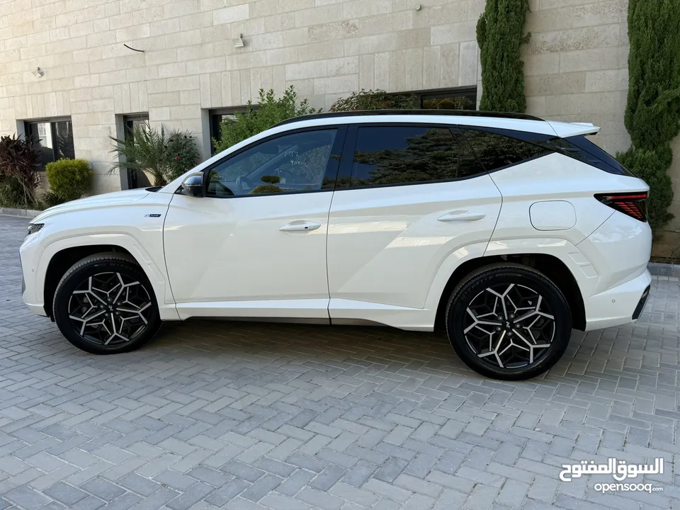 هونداي توسان NLine ترخيص 2022 محرك 1600 هايبرد plug in/يقطع على الشحنه 65 كيلو متر