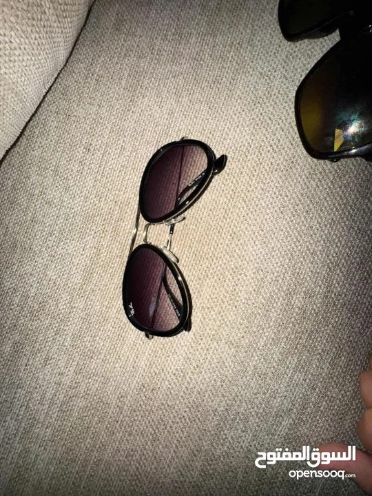 نظارات ray ban  شمسية حبتين الحبة