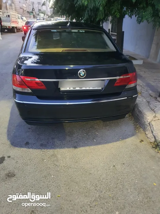 سيارة للبيع BMW 750 Li موديل 2007 أعلى مواصفات كاش فقط بسعر 6500 دينار قابل للتفاوض بعد المعاينة