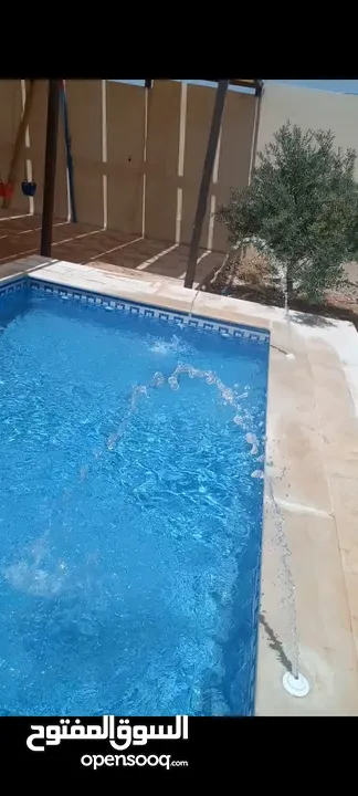 بناء مسابح برك سباحة نظام سكيمر واوفر فلو .