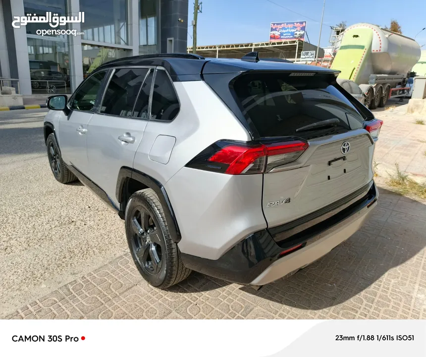 Toyota RAV4 Hybrid 2020 XSE lithium battery /فحص اتوسكور b+/ بانوراما اعلى صنف