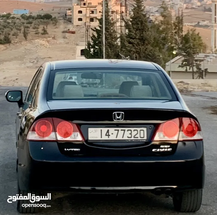 هوندا سيفيك 2008 فحص كامل صنف EXI لون اسود ملوكي بحالة الوكالة