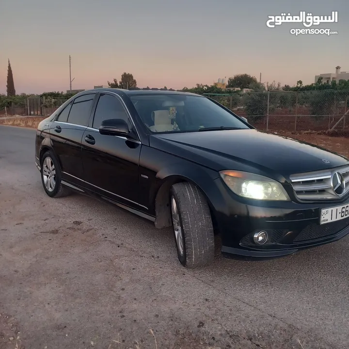 مرسيدس بنز C180 AMGاصلي  فحص كامل  موديل 2008 فتحه فل كامل
