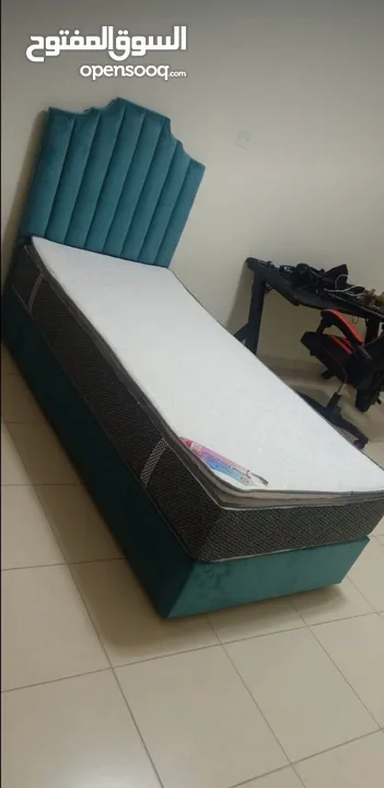 single size bed with medical mattress