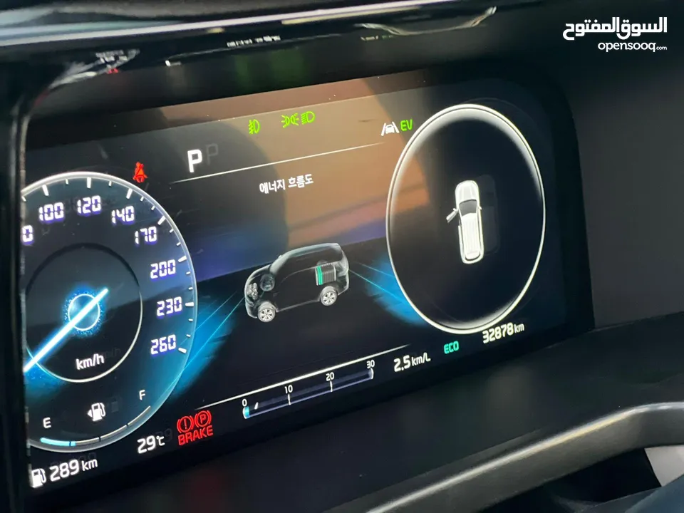 كايا سورينتو 2022 /فل الفل  فتحة سقف بانوراما  2x4 ///240Hp بنزين + كهرباء  ( Haybrid) 1600cc