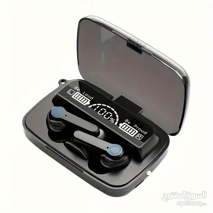 Digital Display In Ear Headphones LED With Charging Case Wake