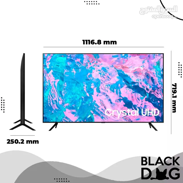 عرض والكمية محدودة Samsung TV UHD Crystal 65”inch جديد لدى سبيد سيل ستور