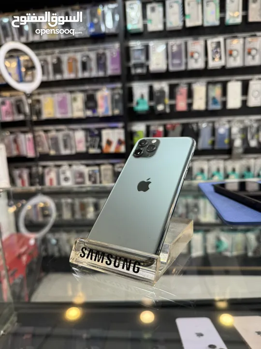iPhone 11 Pro  64GB بطارية 82% الجهاز تب نضافة مش مفتوح ولا مغير فيه اي اشي