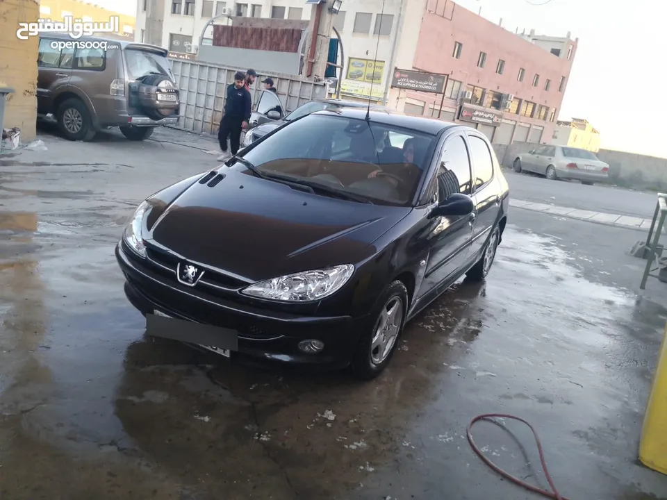 للبيع المستعجل بيجو 206 موديل 2007 فحص 7 جيد لون اسود