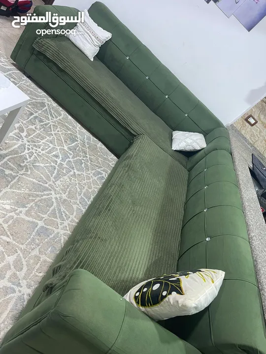 طقم كورنر اخضر