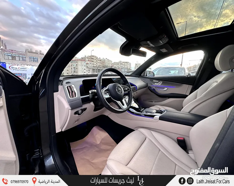 مرسيدس بنز EQC الكهربائية بالكامل 2021 Mercedes Benz EQC 400 4MATIC AMG KIT