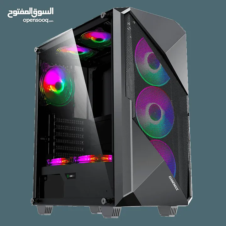 كيس جيمنغ فارغ احترافي جيماكس تجميعة  Gamemax Gaming Revolt Case