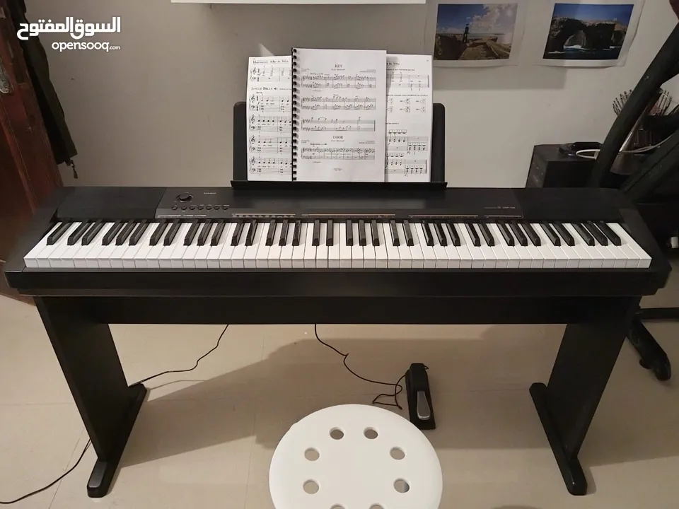 Casio Digital Piano CDP-130 \ بيانو كاسيو ديجيتال بحالة ممتازة \ بيانو بأصوات متعددة عالية الجودة
