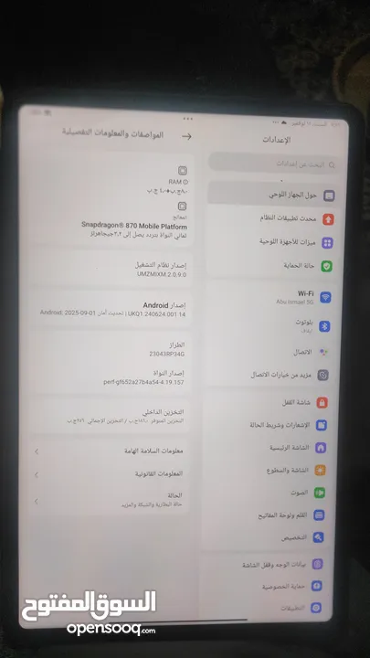 ايباد شاومي باد6 256 جيجا بالكرتونة مع شاحن الاصلي وسماعتو وكڤر استعمال بسيط بحالة الجديد