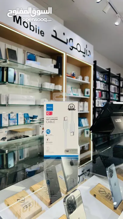 متجر دايموند موبايل ( كوابل شحن أصلية – شحن أسرع وحماية أفضل لجهازك!