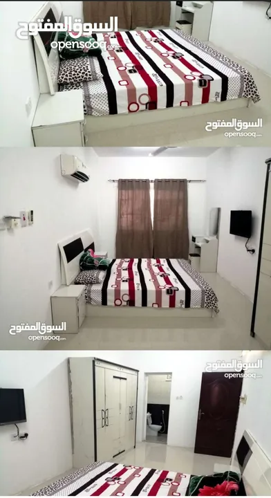 شقة للايجار اليومي ولاية شناص Flat for rent in shinas