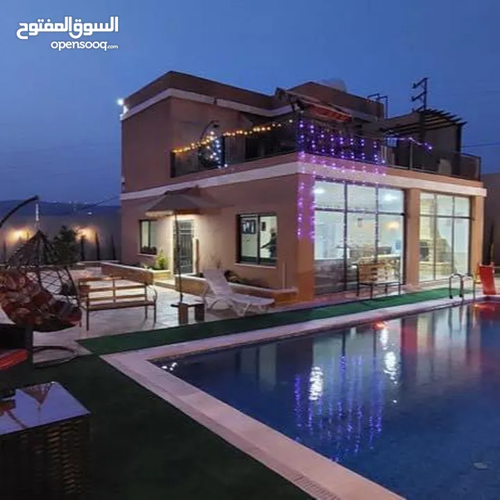 شاليه للبيع جرش عنيبه