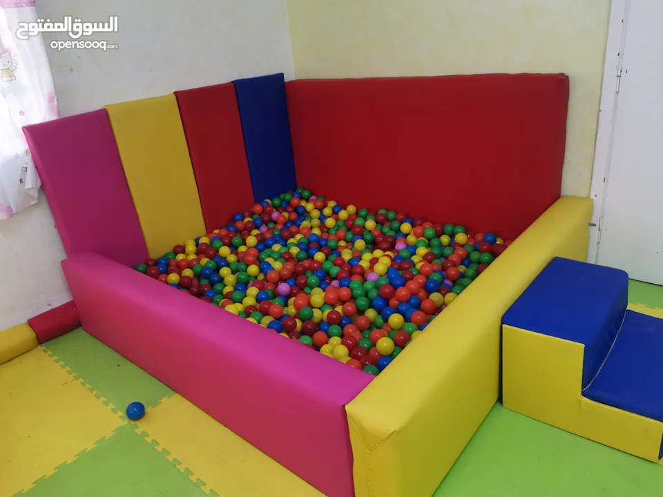 بركة طابات مترين في مترين مع 2000 طابة