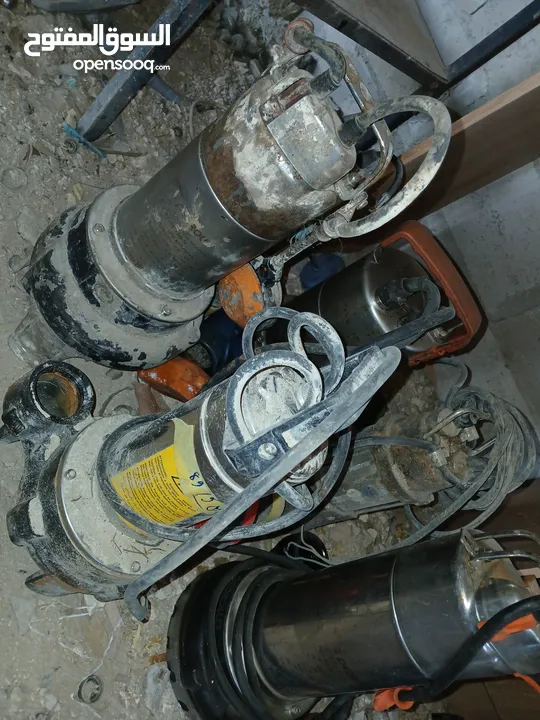 مضخات غواطس ومضخات عادية وكومبرسرات هواء 25 لتر
