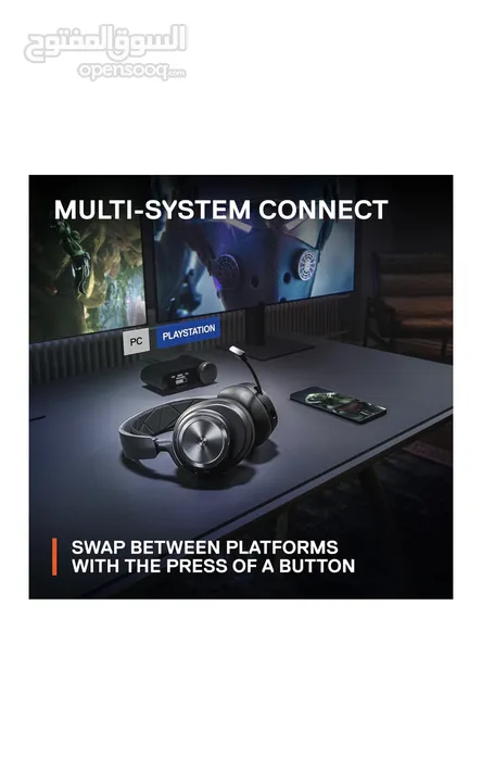 SteelSeries Arctis Nova Pro Wireless Multi-System Gaming Headset