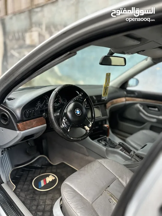 bmw E39 للبيع كاش او دفعه وشكات نابلس/ فلسطين
