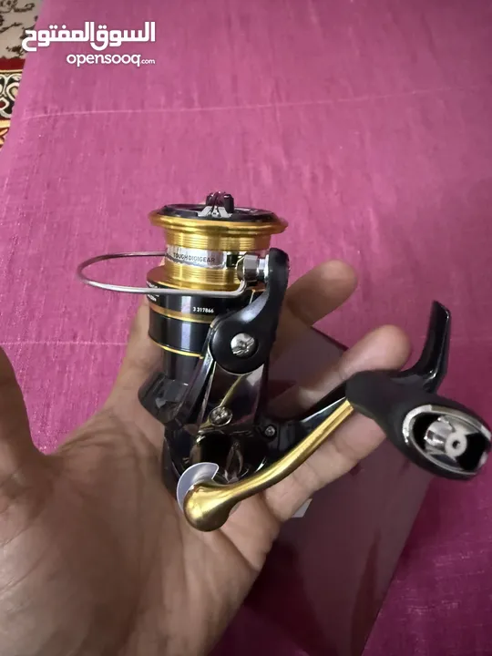 Fishing reel Daiwa Crossfire LT3000-CXH casting & jigging صيد الكاستنج ‏