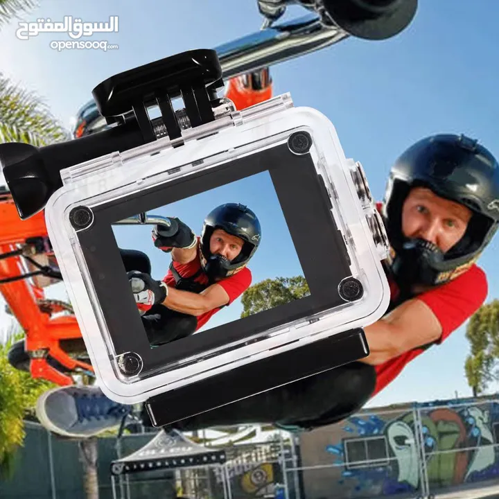 كاميرا بتقنية HD مثالية لركوب الدراجات والقيادة والغوص.
