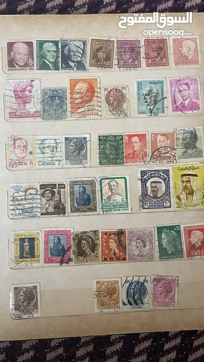 طوابع بريدية أثرية من مختلف التراث و البلدان