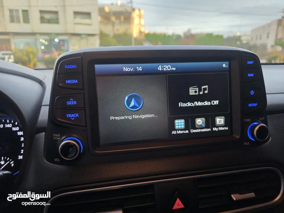 هونداي كونا اعلى طراز بحالة الوكالة بسعر حرق