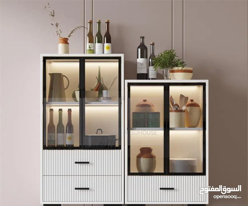 خزانة العرض الفاخرة – ترتيب + فخامة + أناقة بقطعة وحدة