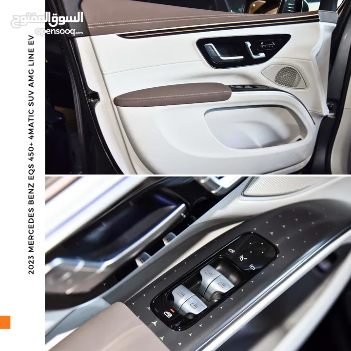 مرسيدس بنز EQS 450+ كهربائية بالكامل 2023 Mercedes Benz EQS 450+ 4Matic SUV AMG Line EV